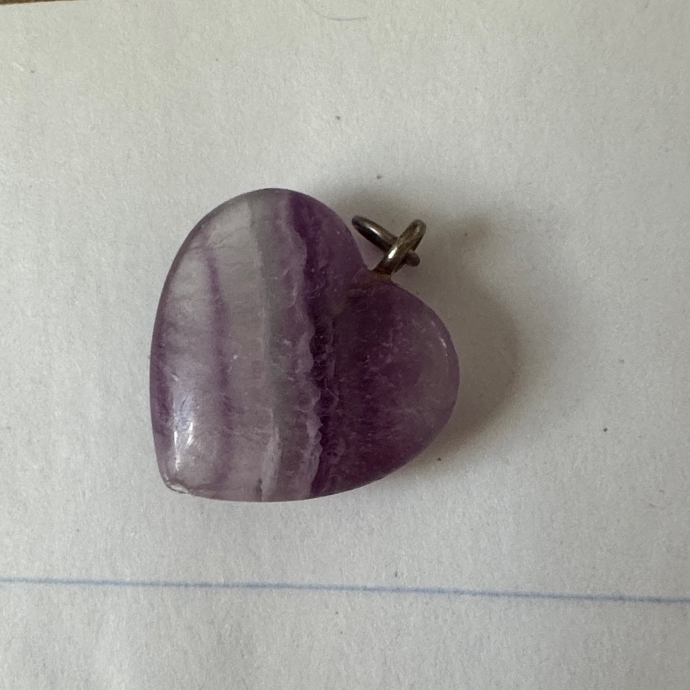 Purple Heart Pendant